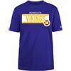 Minnesota Vikings NFL Regular T-Shirt High Density Ink Screenprint Front Graphic Minnesota Vikings Original Team Color T-Shirt Unisex - Adulto (Pacco da 1)