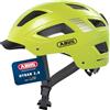 ABUS Hyban 2.0 city - casco da bici con luce posteriore, calotta rigida in ABS, buona vestibilità - per uomo e donna