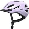 ABUS Urban-I 4.0 - Casco da bicicletta con fanale posteriore ricaricabile, 2 modalità di illuminazione, visiera, apertura a treccia e chiusura magnetica, per ragazzi, donne e uomini