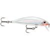 Rapala Esca con Ami Due N. 10, 0.6-1.2m Profondità di Nuoto, 5cm Dimensioni, Ghost di Vetro