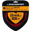 Jagwire PCK204 Kit Cavi e Guaine Unisex Adulto, Rosso