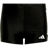 Adidas Bambino 3-Stripes Swim Boxers Kids, Black/White, 7-8 Years