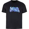 Inter - T-Shirt Bold Collection, Collezione Graffiti, Maglietta da Ragazzo, Prodotto Ufficiale, Colore Nero, Taglia 12 Anni