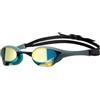 arena Cobra Ultra Swipe Mirror Occhialini Nuoto da Gara Unisex Adulto, Occhialini Piscina con Lenti a Specchio Curve, Anti-Appannamento, Protezione UV, 5 Ponti Nasali Intercambiabili