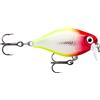 Rapala Esca da pesca X-Light Crank Shallow Runner, dimensioni: 3,5 cm/4 g, esca galleggiante per acqua dolce, profondità di nuoto: 0,9-1,2 m, attrezzo da pesca in plastica, Clown CLN