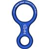 Kong. 8 Classic - Discensore in Alluminio. Controllo Fluido della Discesa. Per Corde 9-12mm. Leggero e Resistente. Made in Italy. Certificato EN 15151-2 UIAA. Peso 110g. Blu