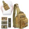 Dovesun Zaino da Pesca Piccolo, Sling Pack per Pesca a Mosca Zaino Impermeabile con Porta Attrezzi Cachi