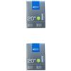 Schwalbe - 2 camere d'aria 40-62/406, AV7 NR.7 AV 20 x 1,75-2,50