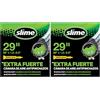 Slime 30073, Camera autoriparante Presta, 29 x 1.85/2.20 Ciclismo, Nero, 29 (Confezione da 2)