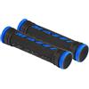 Massi Comp Double Density - Impugnature per Bicicletta, Colore Nero/Azzurro