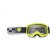 Fox Racing GOGLE FOX MAIN COLLECT GREY/YELLOW OS