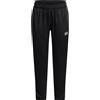 Under Armour Bambina Challenger Training Pant, Pantaloni Tuta Comodi con Zip alle Caviglie, Pantaloni Sportivi Lunghi da Jogging con Tasche,Black/White,YXS
