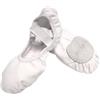 Capezio Stella - Scarpe da Balletto in Tela, 10 W, Colore: Bianco