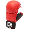 LEONE 1947 Guanti Fit Karate, Unisex - Adulto, Rosso, S, GK096