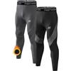 MEETWEE Pantaloni Termici Uomo, Calzamaglia Termica Biancheria Intima Traspirante Asciugatura Rapida per Ciclismo e Lo Allenamento Sci Corsa
