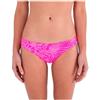 Hurley Jungle Walk Moderate Bottom Mutandine Bikini, Pink Punch, XS Donna