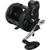 Okuma Magda Pro Line Counter Levelwind - Mulinello da traino, Unisex - Adulto, Contatore Linea Traina, MA-20DLX (Left Handed), Nero/argento, S