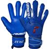 Reusch Guanti da portiere per uomo adulto | ottima presa | traspiranti | vestibilità perfetta, per allenamenti e partite, su erba sintetica e naturale, Taglie 7-12, Attrakt Freegel Silver
