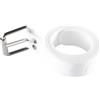 Cressi Serpent Silicone Marseillaise Belt White - Cintura Tipo Marsigliese in Silicone per Immersioni e Apnea, Bianco, Taglia Unica