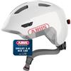 ABUS casco per bambini Smiley 3.0 ACE LED - casco da bici con luce - vestibilità profonda e spazio per il codino - per bambine e bambini