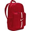 Nike Academy Team, Zaino Unisex Bambino, Universita 'Red/Nero/Bianco, MISC