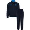 SSC NAPOLI Tuta Leggera Bambino Blu, EA7, Prodotto Ufficiale, Logo SSCN, Estiva, tasche laterali, chiusura zip, 6 anni