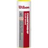 Wilson Championship Volani da Badminton, Confezione da 6, velocità 79, Plastica/Sughero Naturale, WRT6044YE79, Giallo