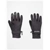 Marmot Power Stretch Connect Glove Warm and Water Repellent Touchscreen Gloves Uomo, Negro, XS