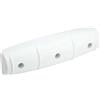 Attwood 93532-1 Softside Parabordo per pontile Marino da 45,7 cm, Resistente ai Raggi UV, con Bordo Dritto, Bianco