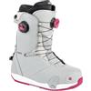 Nitro Dynasty Boa 24 all Mountain Freeride Premium - Sistema di Allacciatura Rapida Step On Boot Snowboot, Iron-Wine, 25,5