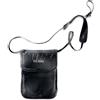 Tatonka Sacchetto del collo piegato della pelle, Nero, US 9, Borsa da collo
