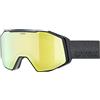 Uvex gravity FM - maschera da sci per adulti - categoria di filtro 3 - privo di appannamenti - black m.dl/yellow-orange - one size