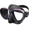 SEAC Afrodite, Maschera Subacquea a Volume Ridotto con Lenti Temperate 3 mm, Comfort Silicone Skirt, Fibbia 3D Regolabile, Compatibile con Lenti Ottiche Correttive (-1.0 a -6.0)