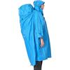 LOWLAND OUTDOOR Poncho da pioggia, blu, L
