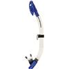 Scubapro Tuba SEPCTRA Dry Blu Kit di erogatore per Immersioni in Acqua Fredda Unisex-Adulto, Clear/Blue, One Size