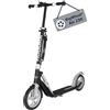 HUDORA BigWheel Air 230 - Monopattino Con/Senza Freno a Mano - Alluminio Resistente, Pneumatici, Regolabile in Altezza, Pieghevole - Carico Fino a 120 kg