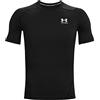 Under Armour Men's Heatgear Compression Shirt Black/White L L