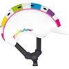 Casco Casco da bicicletta mini 2 arcobaleno, multicolore, S