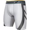 Champro - Pantaloncini scorrevoli a Compressione in Poliestere/Spandex, Taglia XL, Colore: Bianco