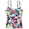 Firefly MEA Top Tankini, Navy Scuro/Flower, 36 Donna