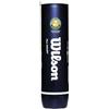 Wilson Roland Garros, WRT116400 Palline da Tennis Ufficiali, Tubo da 4 Palline, Tutte Le Superfici, 18 x 4