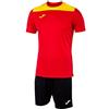 Joma Set uomo Phoenix II rosso giallo nero