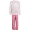 adidas Unisex - Bambini ESSENTIALS JOGGER, Clear Pink/White, 6-7 Years
