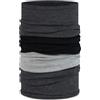Buff Merino Move Sciarpa Multifunzionale Scaldacollo Uomo Donna Adulti, Senza Cuciture, Eleganza, Caldo, Logico, Confortevole, Moda, Moderno, Urbano, Regolatore di temperatura, Taglia Unica, Grigio