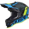 Just 1 Helmets 609230111200104, Casco da Downhill/MTB/Enduro Unisex - Adulto, Blu/Giallo, M