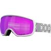 Giro Balance II - Maschera da sci per uomo, donna e ragazzi, con monogramma bianco e lente rosa acceso