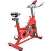 TechFit Cyclette da Casa con Resistenza Magnetica, Volano da 10kg, Schermo LCD, Supporto per Smartphone, Sedile Ergonomico e Monitoraggio Battito Cardiaco, Design Compatto, Indoor, Peso Massimo 120kg