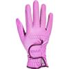 Uvex sportstyle kid, guanti da equitazione elasticizzati per bambini, robusti, ottimo grip, violet, 5