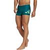 Adidas HA0341 3 Bars BX Costume da Nuoto Uomo Legacy Teal/Pulse Mint 2XS