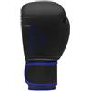 adidas Unisex - Adulti Hybrid 80 Guanti da boxe, nero/blu, 10 oz EU
